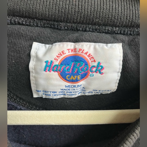 Vintage Hard Rock Save The Planet Sweatshirt - Picture 4 of 5
